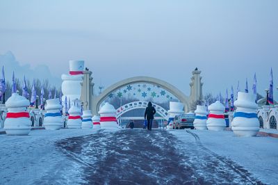 雪博会开园前日园内雪景抢先看3