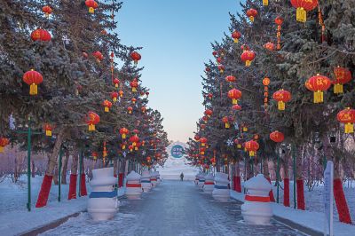 雪博会开园前日园内雪景抢先看3