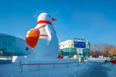 雪博会开园前日园内雪景抢先看3
