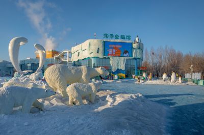 雪博会开园前日园内雪景抢先看3