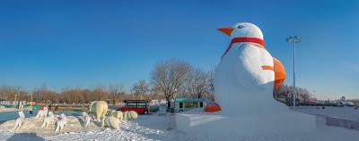 雪博会开园前日园内雪景抢先看3