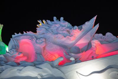 哈尔滨冰雪大世界夜景