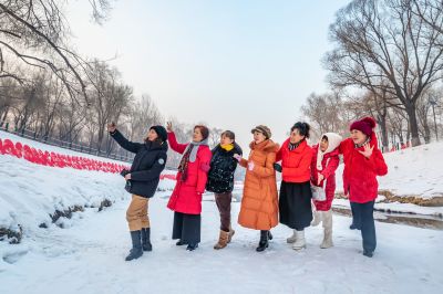 黛秀湖公园傍晚