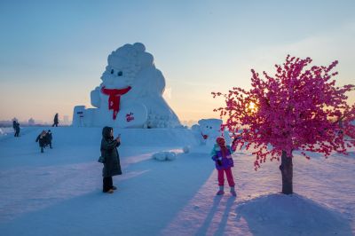 冬日太阳岛江畔掠影