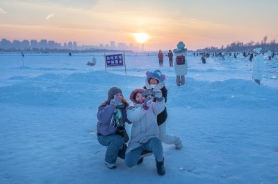 冬日太阳岛江畔掠影