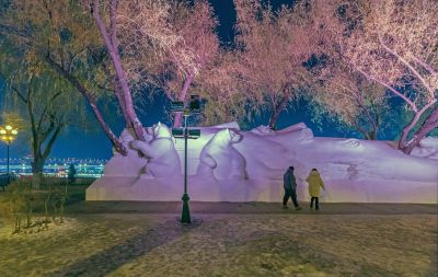 松花江畔夜色