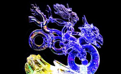 兆麟公园全国冰雕专业比赛作品