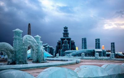冰雪大世界夜景美