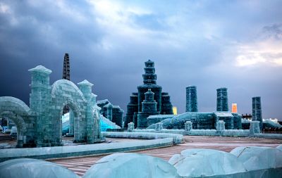 冰雪大世界夜景美