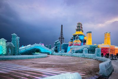 冰雪大世界夜景美