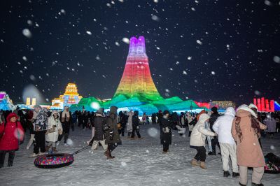 冰雪大世界夜景美