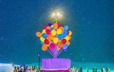 2024年冰雪大世界闭园前一天-下雪
