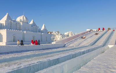 即将闭园的太阳岛雪博会
