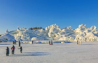 即将闭园的太阳岛雪博会