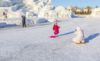 即将闭园的太阳岛雪博会