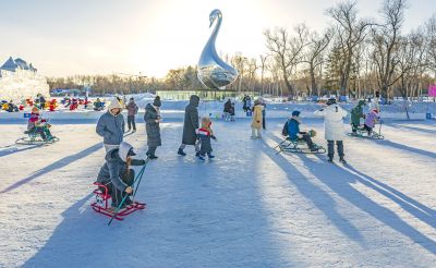 即将闭园的太阳岛雪博会