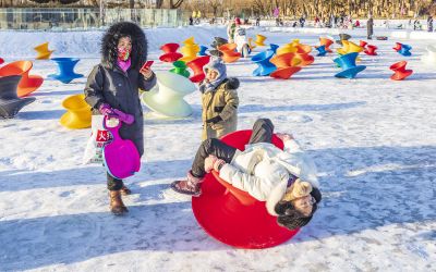 即将闭园的太阳岛雪博会