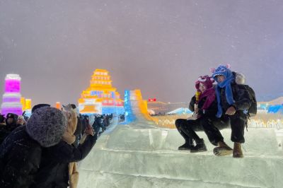 冰雪大世界游客