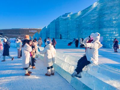 2024年第25姐哈尔滨冰雪大世界白天航拍