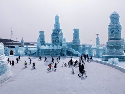 2024年第25姐哈尔滨冰雪大世界白天航拍