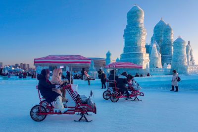 2024年第25姐哈尔滨冰雪大世界白天航拍