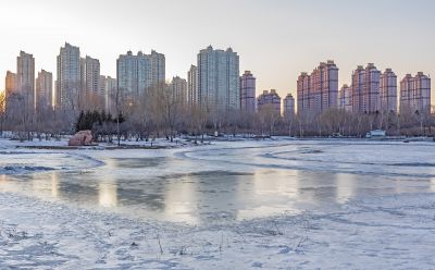 群力初春景色