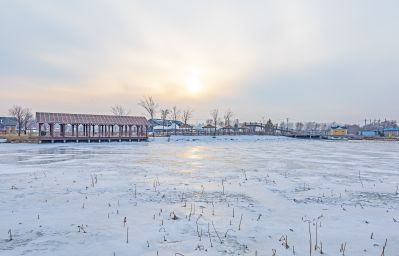 初春长岭湖