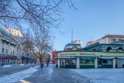 冰城春雪后