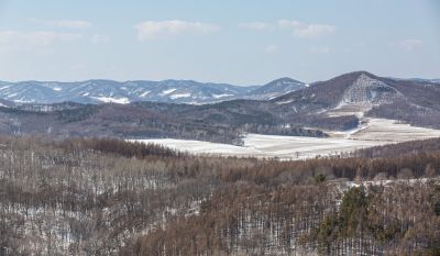 哈尔滨宾县二龙山春景
