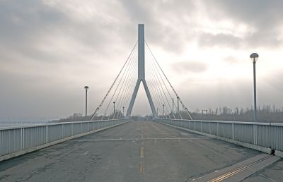 太阳岛初春江畔景色