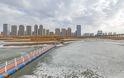 外滩湿地初春景色