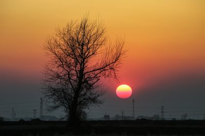 晚霞 落日