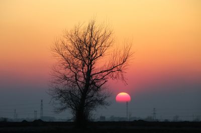 晚霞 落日