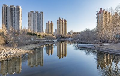 初春的体育公园