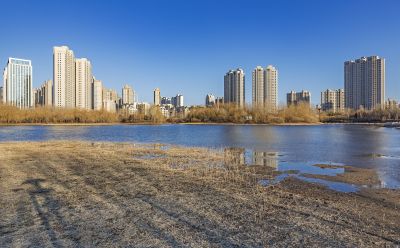 初春的体育公园
