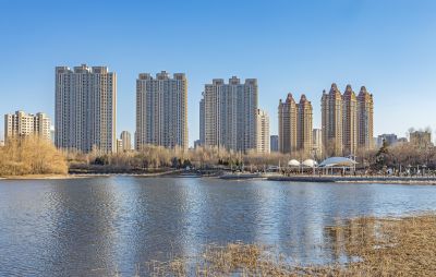 初春的体育公园