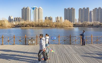 初春的体育公园