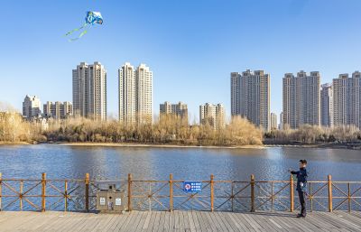 初春的体育公园