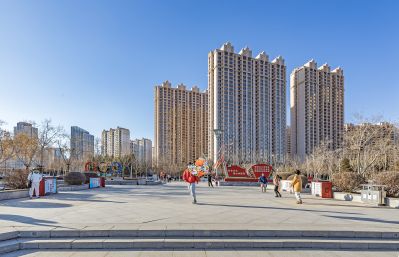 初春的体育公园