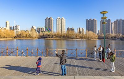 初春的体育公园