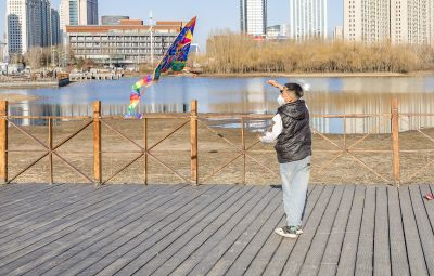 初春的体育公园