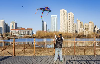 初春的体育公园