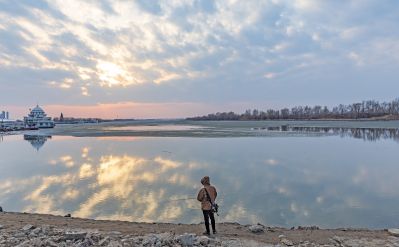 群力外滩湿地 何家沟江畔景色 