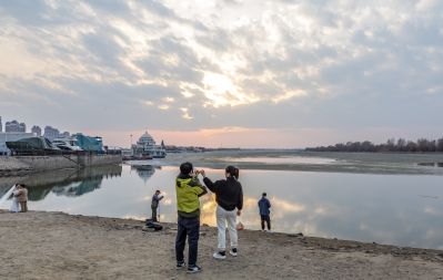 群力外滩湿地 何家沟江畔景色 