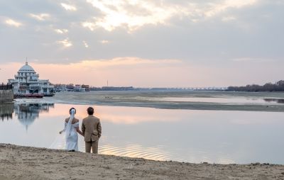 群力外滩湿地 何家沟江畔景色 