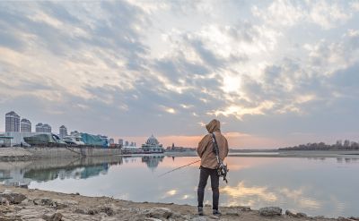 群力外滩湿地 何家沟江畔景色 