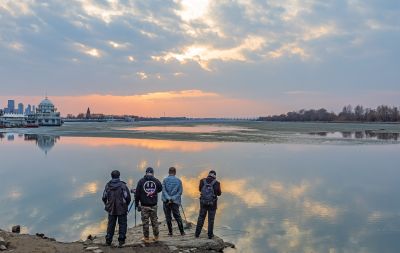 群力外滩湿地 何家沟江畔景色 