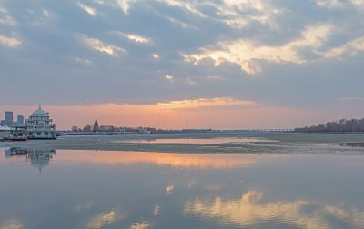 群力外滩湿地 何家沟江畔景色 