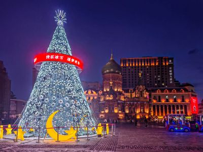 建筑艺术广场索菲亚教堂