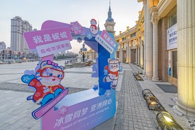 外滩湿地初春暮色
